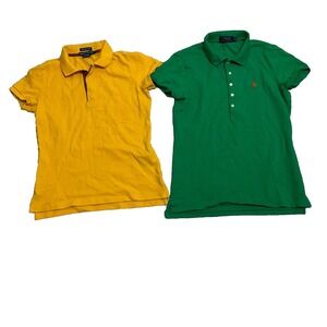 Polo‎ Ralph Lauren bundle Pack of 2; Yellow size S & Green size M boy's T-shirts